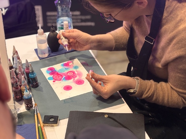 Technika ArtInk v Pop-up zóne